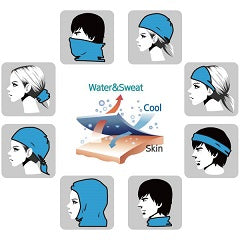 N RIT Tube 9 Cool Cool Multi Gaiter Blue