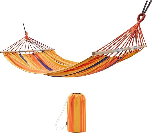 KingCamp KG3763 Canvas Hammock Orange Stripe