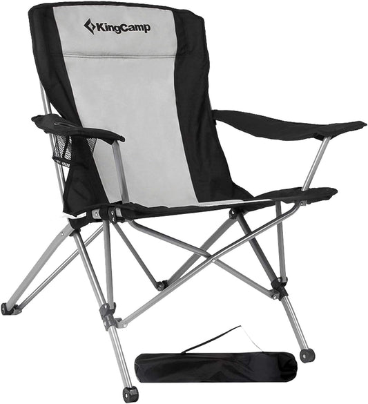 Kingcamp KC3849 Comfort Arm Chair Black Grey