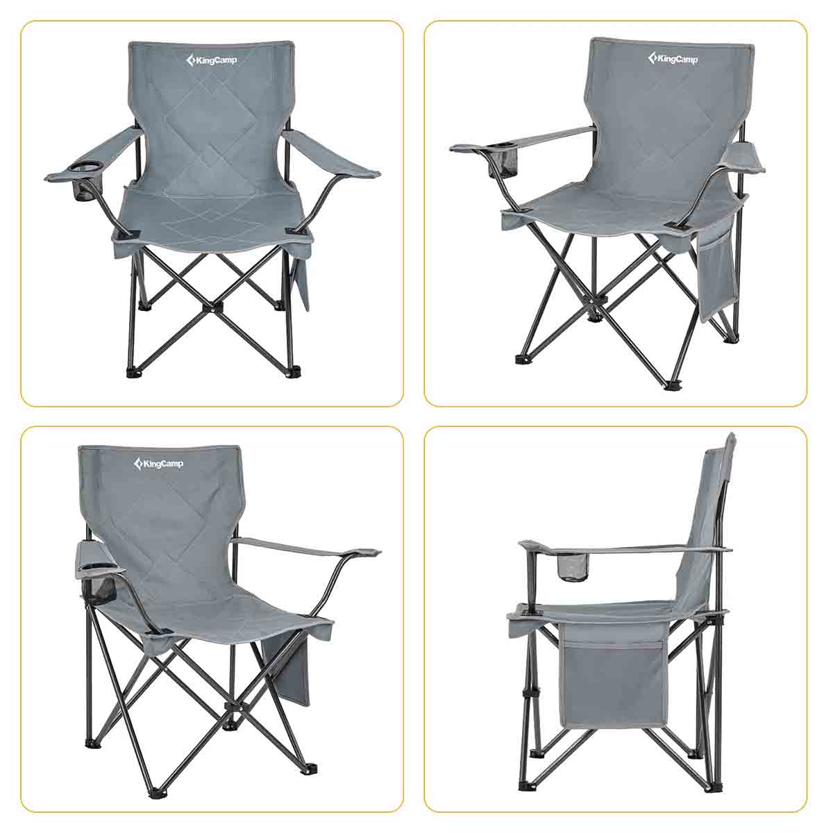 KingCamp KC2216 Lotus B10 Gray Chair