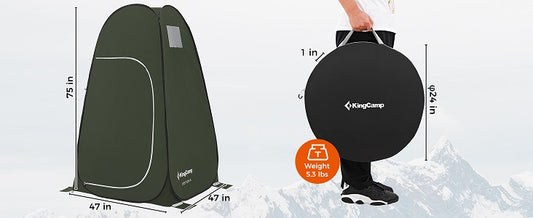 KINGCAMP KT4015 Genova MultiTent OUTDOOR PORTABLE POP UP TENT  BLACK
