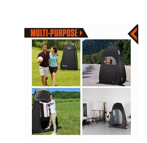 KINGCAMP KT4015 Genova MultiTent OUTDOOR PORTABLE POP UP TENT BLACK