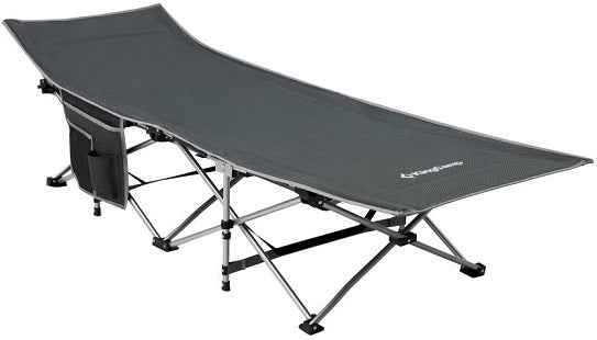 KINGCAMP KC2026 OAK C10 COT OVERSIZED HEAVY DUTY BLACK GREY
