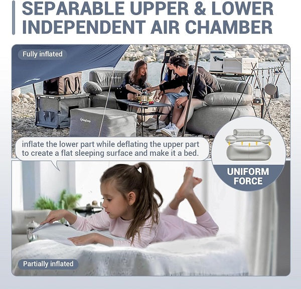 Kingcamp KE8248 Smashing 70 Single Inflatable Sofa Chair