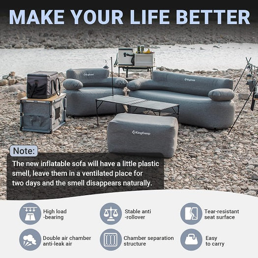 Kingcamp KE8249 Smashing DUO 70 SOFA SET Inflatable Sofa Chair