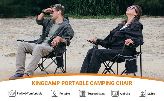 Kingcamp KC2216 Lotus B10 Chair Black