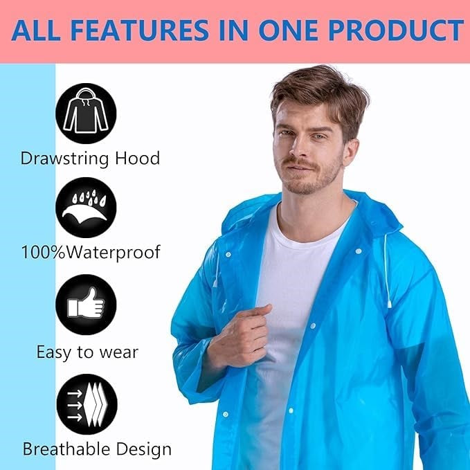 Outdoor Revolution Rain Coat Waterproof Hooded Outdoor Unisex