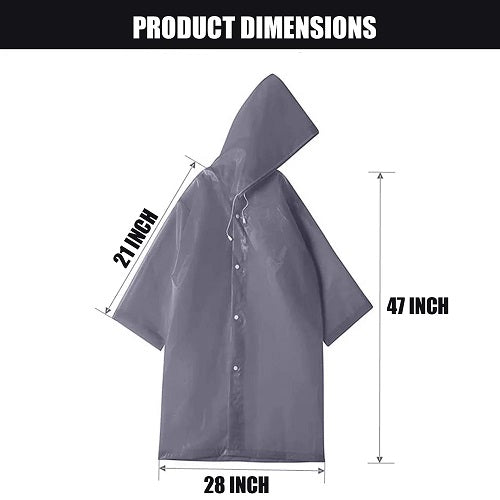 Outdoor Revolution Rain Coat Waterproof Hooded Outdoor Unisex Grey