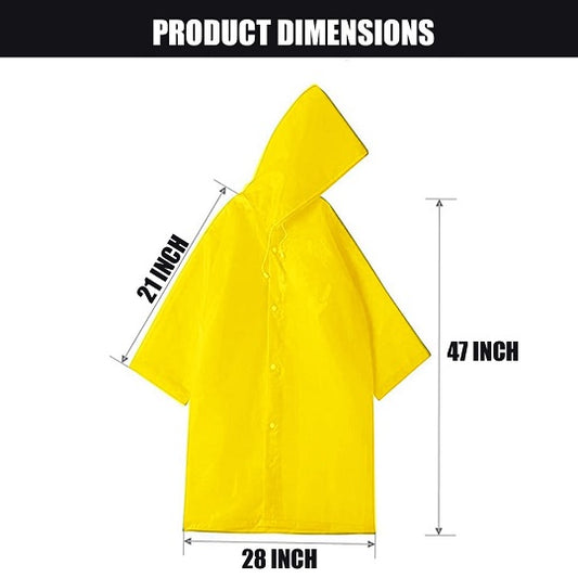 Outdoor Revolution Rain Coat Waterproof Hooded Outdoor Unisex Yellow