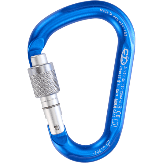 CLIMBING TECHNOLOGY SNAPPY SG CARABINER Blue