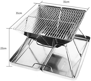 Mark Sports Magic portable grill BBQ Silver