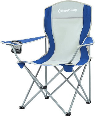 KingCamp KC3818 Classic Arms Folding Camping Chair With Mesh Cup Holder