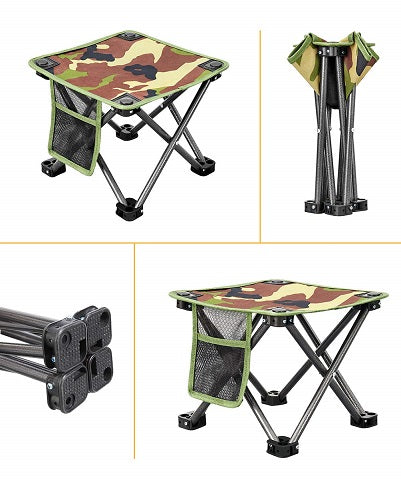KingCamp KC1903 Mini Folding Camping Stool Camauflage Green