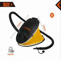 Kingcamp KA3659 Foot Pump 3L with Tough Heavy-duty Yellows