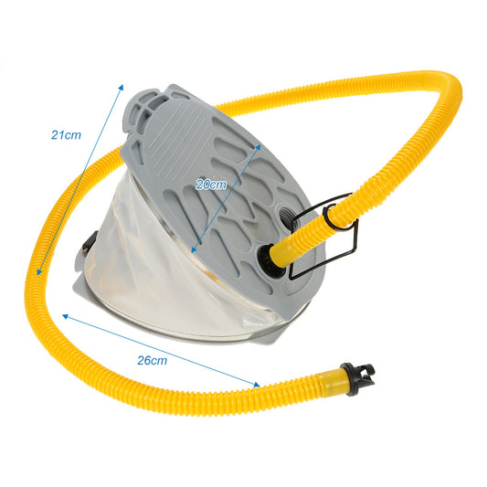 Kingcamp Ka3633 Double Action Pump Boat Pump Grey Yellow