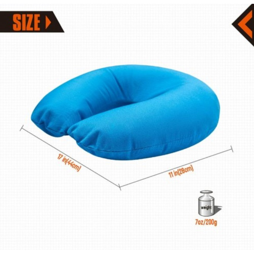 Kingcamp Cotton Neck Pillow Unisex Blue KM3563