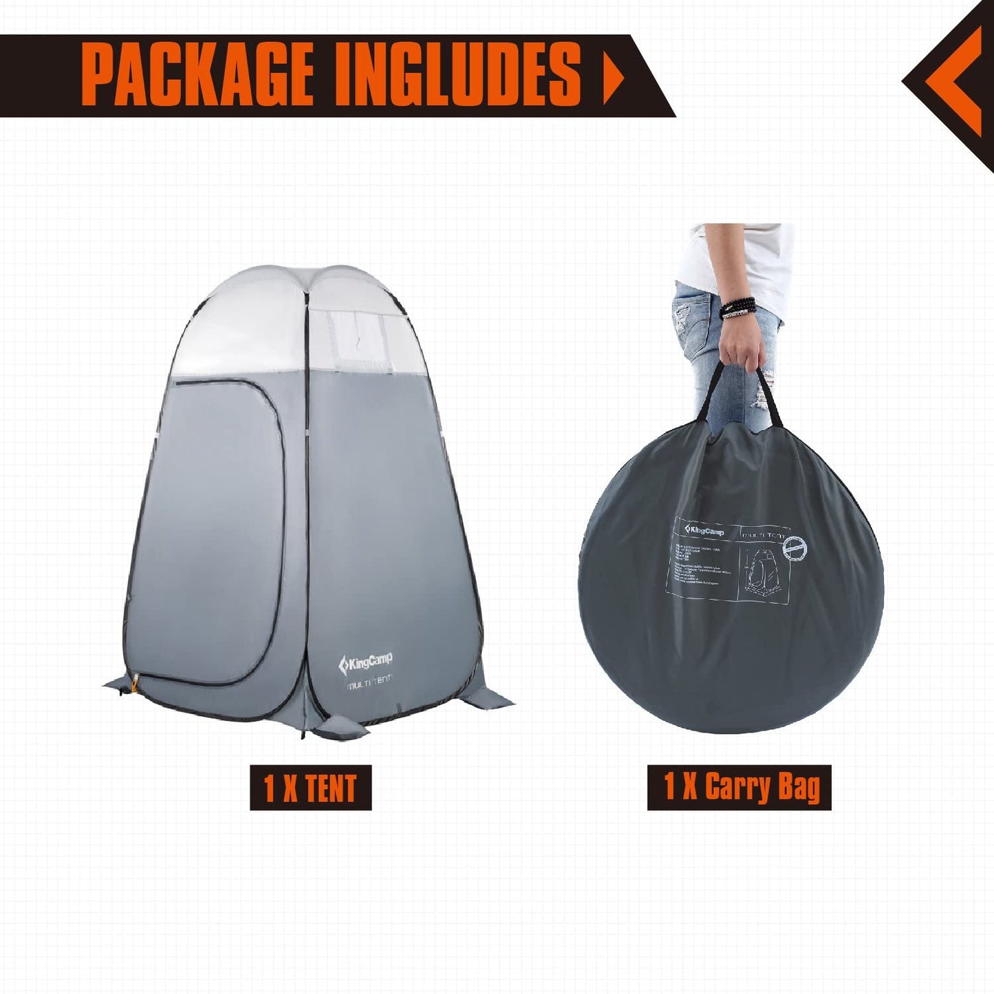 KingCamp Outdoor Portable Pop up Tent KT3015