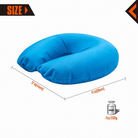 KingCamp Neck Pillow With Cotton Outer And PVC Air Float KM3563