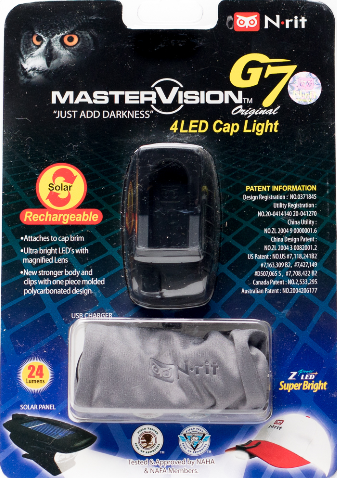 N rit Master Vision G74 LED Cap Light Black