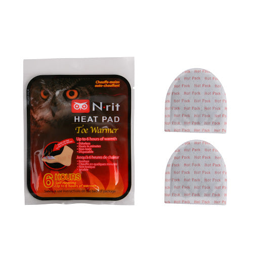 N Rit Toe Warmer 1 Pair White NSC106T