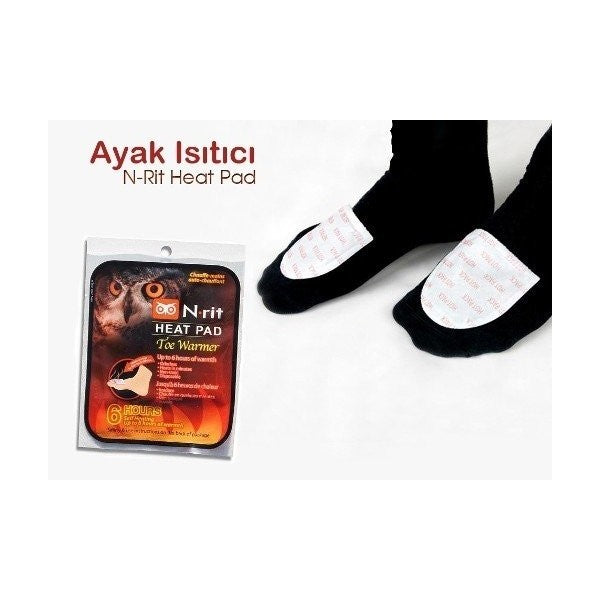 N Rit Toe Warmer 1 Pair White NSC106T