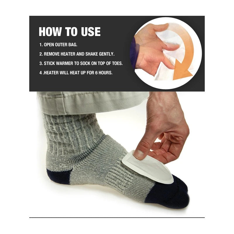 N Rit Toe Warmer 1 Pair White NSC106T