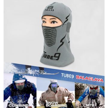 N Rit Tube9 Balaclava Grey NR TUB10HB