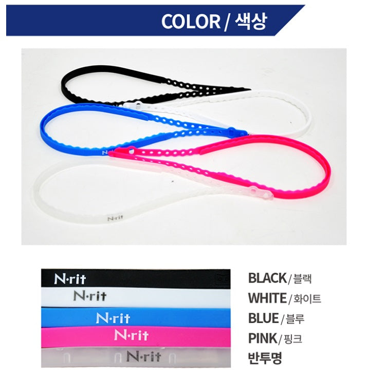 N Rit Sweat Stopper Band Blue NRC5062SS BLU
