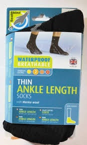 SealSkinz KE691 Thin ankle length socks Black