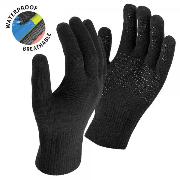 SealSkinz KJ75 Ultra Grip Waterproof glove Black