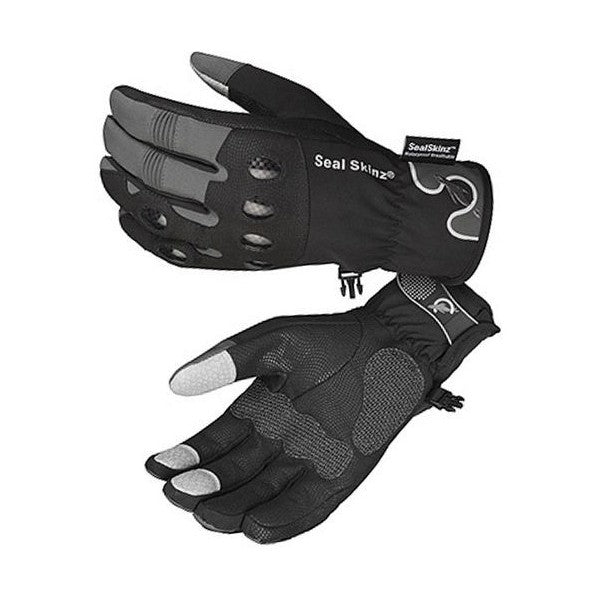 SealSkinz KJ221 Lightweight Motorcycle Gloves Black