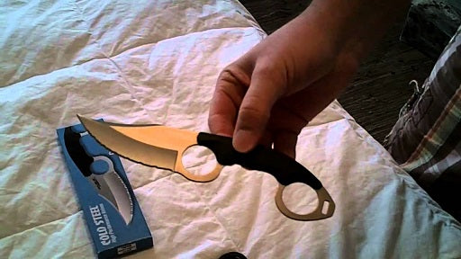 Cold Steel Knife Double agent II serrated edge