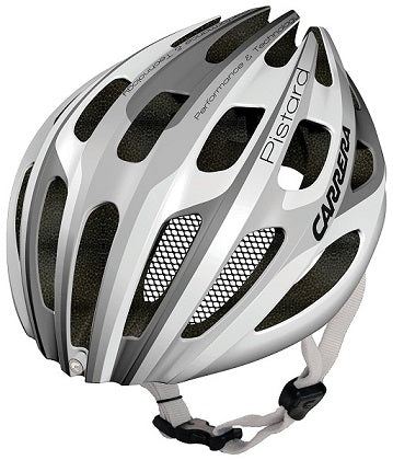 Carrera Helmet Pistard White Silver Shiny