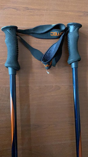 Skylotec Ski Poles Black Orange 1Pair