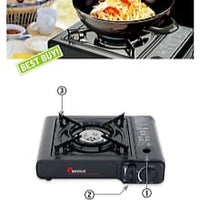 Maxsun Portable Camping Stove Black