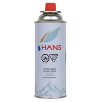 Butane Gas Cartridge 250gm 500ml Bottle White