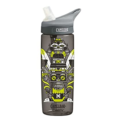 Camelbak Eddy spill proof Charcoal street art character