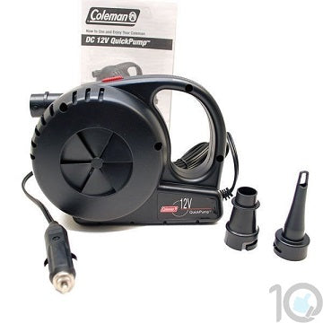 Coleman Air Pump 12v Quick Pump Black