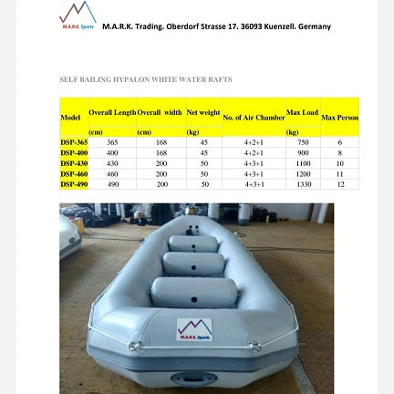 M.A.R.K  SPORTS RAFTS