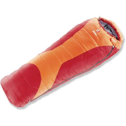 Deuter Starlight EXP Zip left sleeping bag Orange cranberry