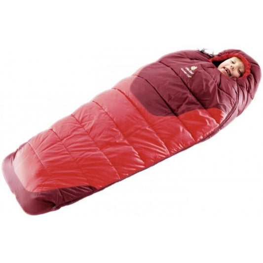 Deuter Starlight EXP Zip left sleeping bag Orange cranberry