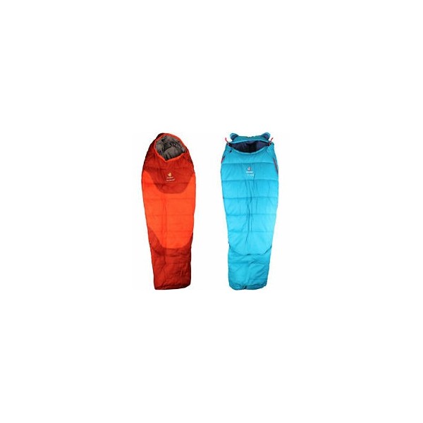 Deuter Starlight EXP Zip left sleeping bag Orange cranberry