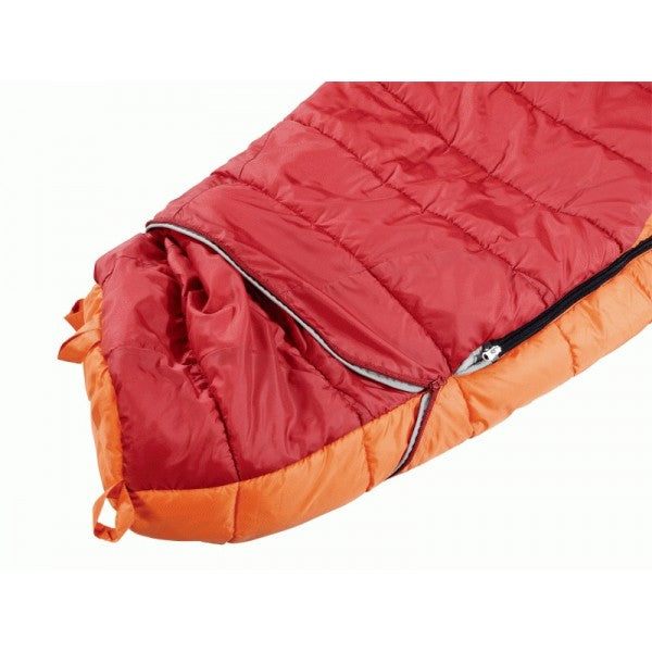 Deuter Starlight EXP Zip left sleeping bag Orange cranberry