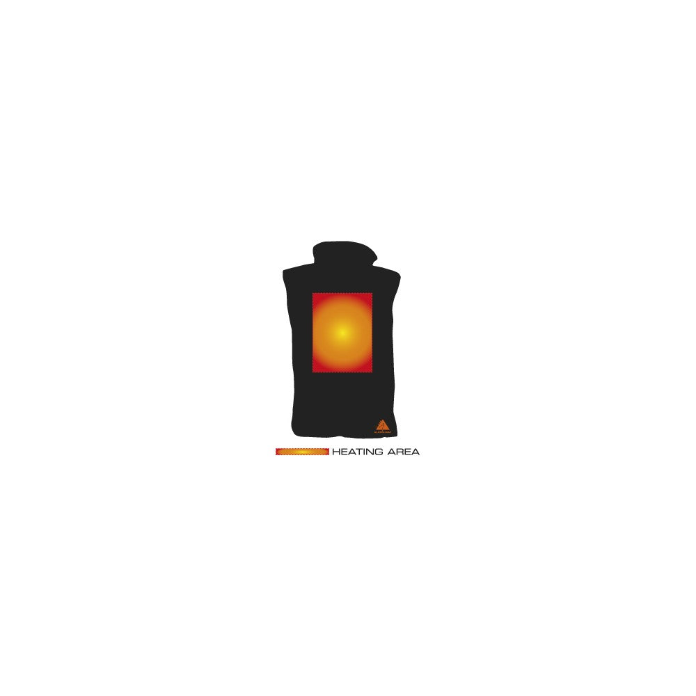 Alpenheat AJ1M Heated Vest Black Charcoal