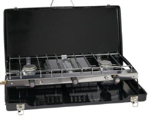 GOSystem Dynasty Trio Double Burner Family Stove with Grill