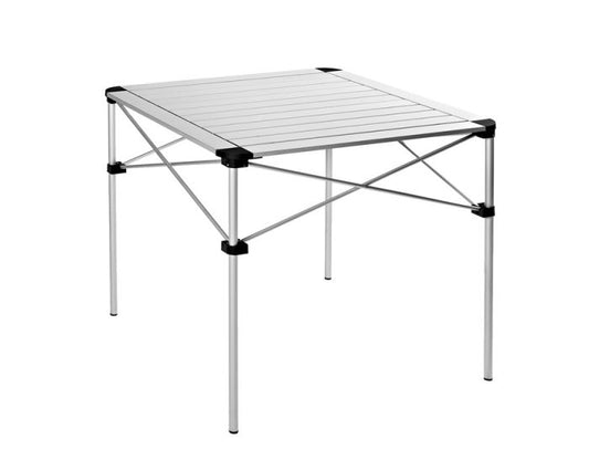 KINGCAMP KC3961 FOLDING TABLE ALUMINUM ROLL UP TOP COLLAPSIBLE