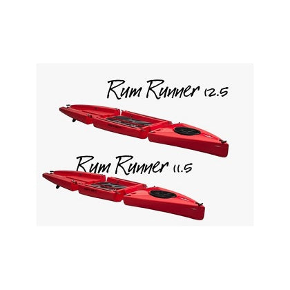 Point 65&#176;N SWEDEN KAYAK Rum Runner 11.5 - Red