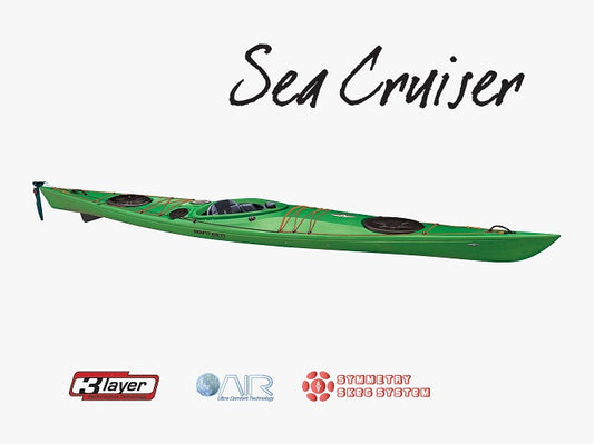 Point 65&#176;N SWEDEN KAYAK SeaCruiser Rudder &amp; Skeg Lime