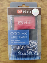 N-rit Cool Wrist Band cooling wristband Blue