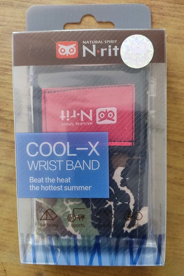 N-rit Cool Wrist Band cooling wristband CAM